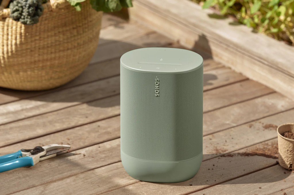 Sonos Move 2 portable speaker outdoors
